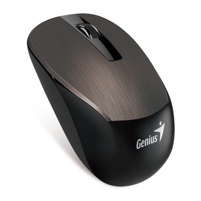 Genius NX-7015 vezeték nélküli metál sötétbarna-fekete optikai egér (31030119102, 31030019401)