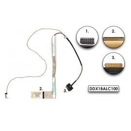   HP Pavilion 17-G gyári új LCD kijelző kábel (DDX18ALC100)
