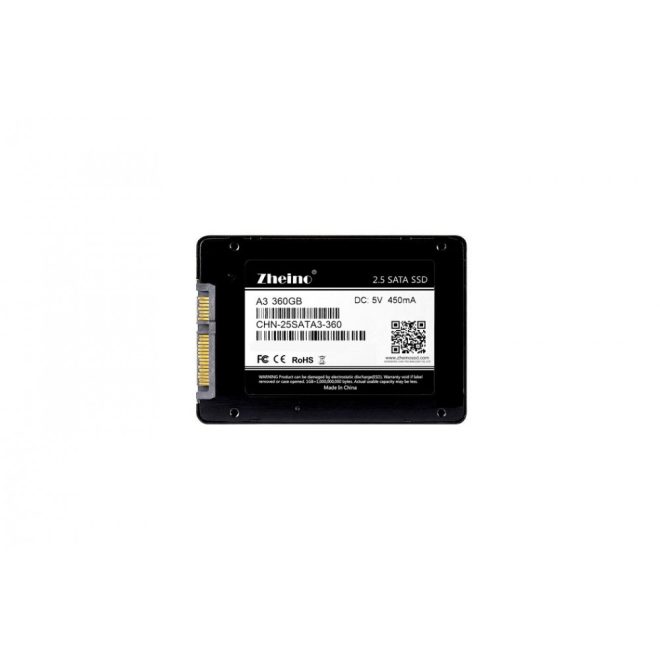 Zheino 360GB SSD meghajtó | 1 év garancia! | Ingyenes beszereléssel!