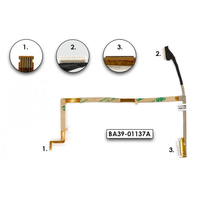 Samsung NP350U2A, NP350U2B gyári új LCD kijelző kábel (BA39-01137A)