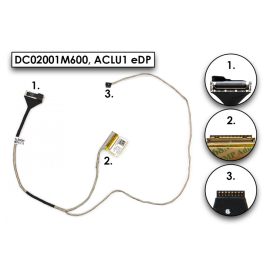   Lenovo IdeaPad G40-30, G40-45, G40-75, Z40-45, Z40-70 gyári új LCD kijelző kábel (DC02001M600)