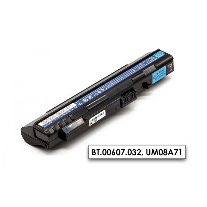 Acer Aspire ONE 531 Laptop Akkumulátor, gyári új, 6 cellás (4400mAh)