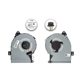   Asus X541NA, X541SA, X541UA gyári új hűtő ventilátor, beszerelési lehetőséggel, (13NB0CG0T11011, 13NB0E80T01011)