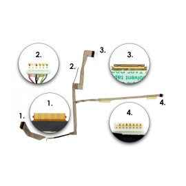   Dell Inspiron 17 5748, 5749 gyári új LCD kijelző kábel (touchscreen modellekhez) (YX3N0, 0YX3N0)