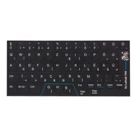   3M fekete kopásálló gyári minőségű magyar bevonat fehér betűvel, Dell Latitude E7240, E7440