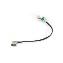   HP 15-BS, 250 G6, 15-AB, 15-AK gyári új DC tápaljzat, DC-jack kábellel (90W, 19cm) (806746-001, 931613-001)