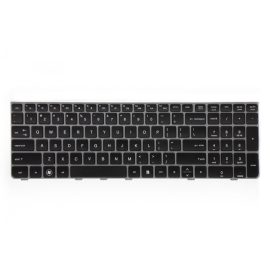 HP ProBook 4530s ezüst-fekete US angol Laptop billentyűzet