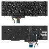Dell Precision 7530, 7540, 7730, 7740 gyári új magyar keret nélküli háttér-világításos billentyűzet trackpointtal (0P1RPN)