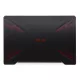 Asus FX504GD, FX504GM gyári új fekete (vörös mintás) LCD kijelző hátlap WiFi antennával (90NR00I2-R7A010)