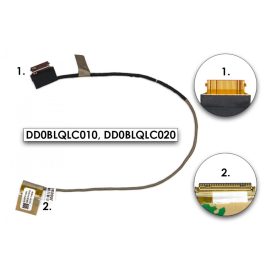   Toshiba Satellite L50-C, S55-C gyári új LCD kábel (30pin) (DD0BLQLC010)