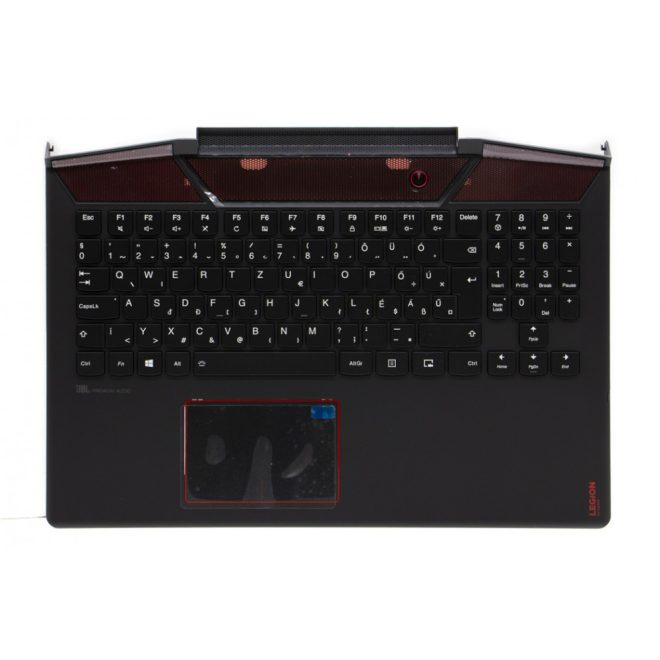 Lenovo Legion Y720-15IKB (Type 80VR) gyári új fekete-piros háttér-világításos magyar billentyűzet modul touchpaddal (5CB0N67222)