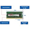 16GB DDR4 2666MHz laptop memória