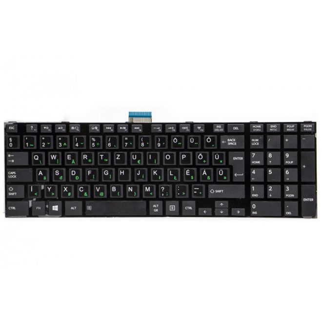 Toshiba Satellite C870D fekete magyarított Laptop billentyűzet