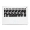 Lenovo IdeaPad 500S-13ISK gyári új magyar fehér-fekete billentyűzet modul + touchpad (5CB0J30980)
