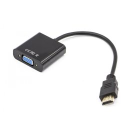   HDMI to VGA 15cm átalakító kábel (Apa/Male to Anya/Female)