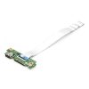 Dell Inspiron 3541, 3542, 5748 használt USB / kártyaolvasó panel kábellel (R1F2R, 0R1F2R)