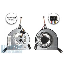   HP Pavilion 14-V0, 14-V1, 17-F0, 17-F1, 17-F2 használt hűtő ventilátor (765788-001)