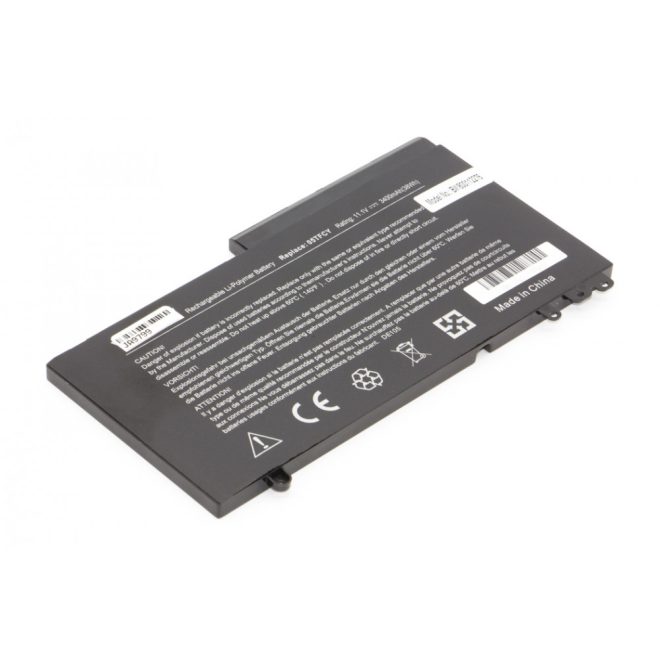 Dell Latitude E5550 Laptop Akkumulátor, új, gyárival megegyező minőségű helyettesítő, 3 cellás (3400mAh)