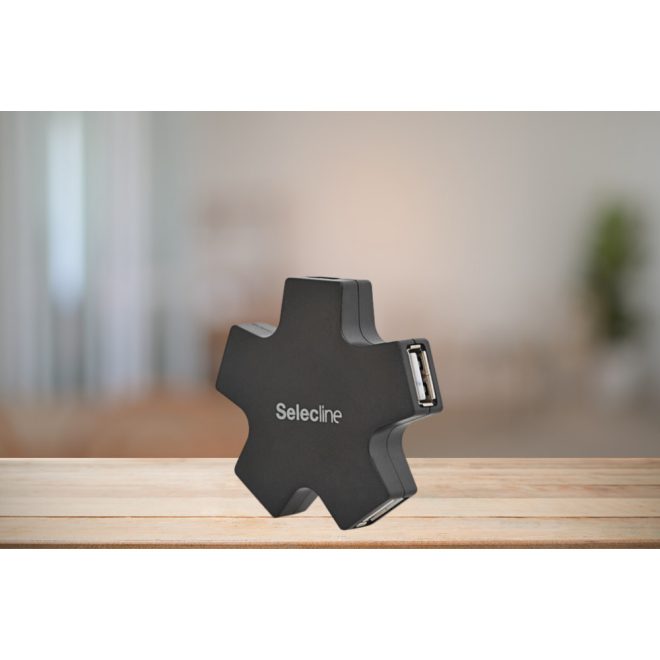Omega USB HUB 4db USB 2.0 porttal (OUH24SB)
