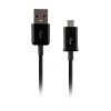 Samsung Gyári USB (apa) - Micro-USB (apa) 1,5m összekötő, adat és töltő kábel, fekete (ECB-DU4EBE)