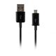 Samsung Gyári USB (apa) - Micro-USB (apa) 1,5m összekötő, adat és töltő kábel, fekete (ECB-DU4EBE)
