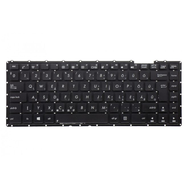 Asus X451 X451MA fekete magyar Laptop billentyűzet