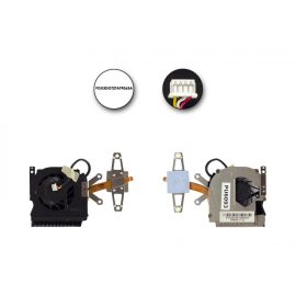   HP Compaq 2510p használt komplett hűtő ventilátor egység (451731-001)