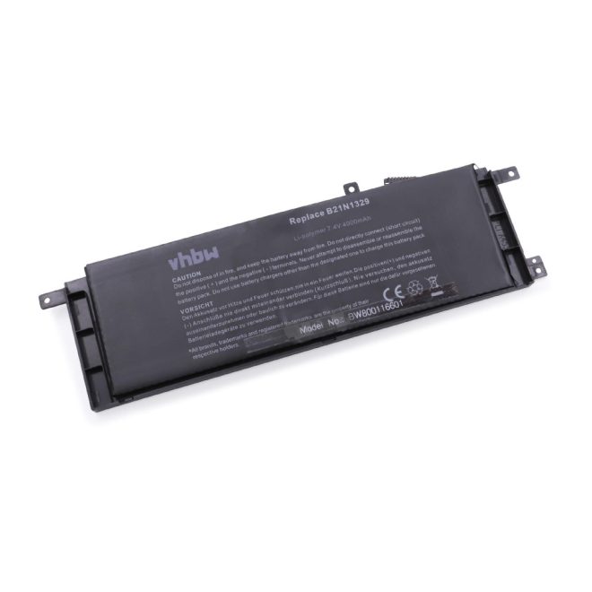 Asus X453 X453MA Laptop akkumulátor, új, gyárival megegyező minőségű helyettesítő, 2 cellás (4040mAh)