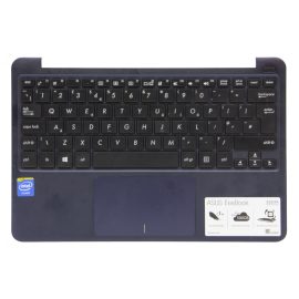   Asus EeeBook X205TA (F205TA) használt UK ANGOL kék-fekete laptop billentyűzet modul touchpaddal + hangszóróval (90NL0732-R31UK0)