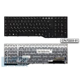Fujitsu LifeBook E557 fekete magyar Laptop billentyűzet