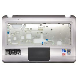   HP Pavilion DV6-3000, DV6-3100, DV6-3200 használt ezüst felső fedél touchpaddal, ujjlenyomat-olvasóval (619249-001)