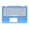 HP Stream x360 11-p0 sorozathoz gyári új kék-fehér magyar billentyűzet modul (917042-211)