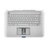 HP Pavilion 14-bk001la gyári új cseh-szlovák ezüst billentyűzet modul (927903-FL1)