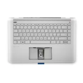   HP Pavilion 14-bk001la ezüst cseh/szlovák Laptop billentyűzet
