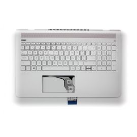   HP Pavilion 15 CC500 ezüst háttér-világításos svájci billentyűzet modul (929871-bg1)