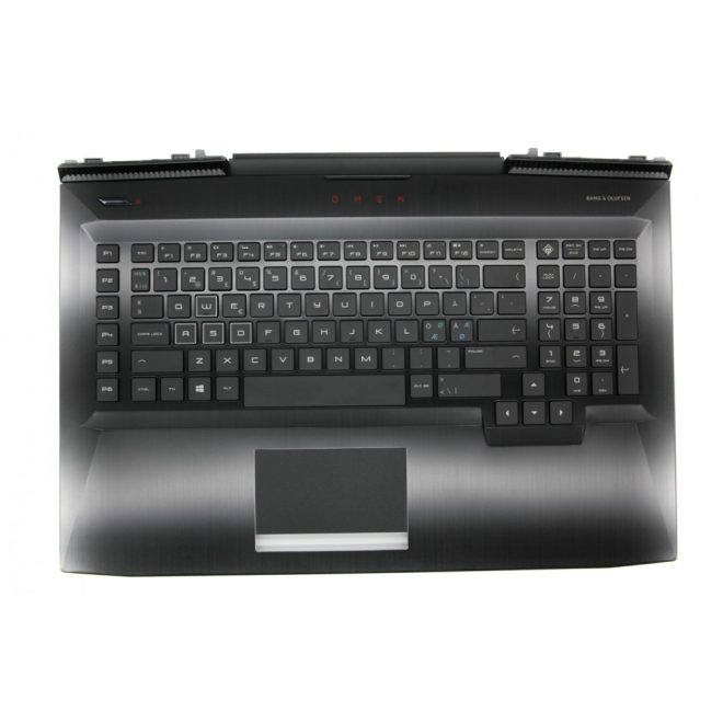 HP Omen 17-AN102X fekete norvég Laptop billentyűzet