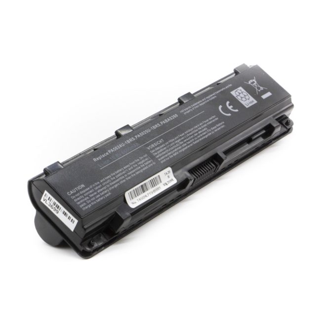 Toshiba Satellite C55 Laptop akkumulátor, új, gyárival megegyező minőségű helyettesítő, 9 cellás (6600mAh)