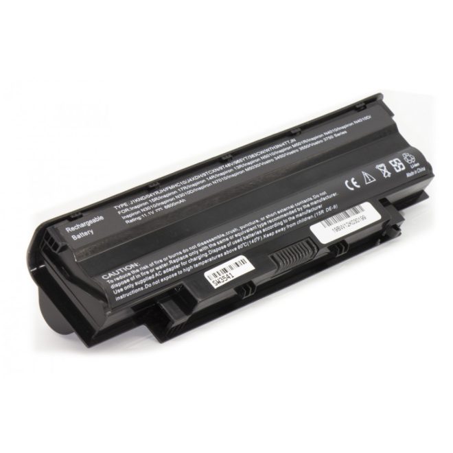 Dell Inspiron 15R N5010D Laptop Akkumulátor, új, gyárival megegyező minőségű helyettesítő, 9 cellás (6600mAh)