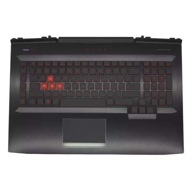 HP Omen 17-AN100 fekete-piros magyar Laptop billentyűzet