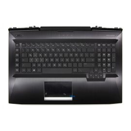 HP Omen 17T-AN1 fekete-fehér német  Laptop billentyűzet