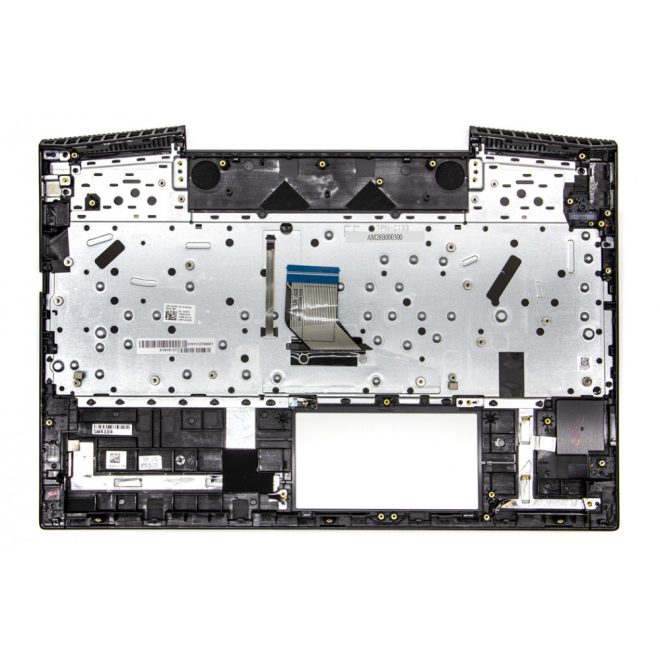 HP Pavilion Gaming 15T-CX0 gyári új háttér-világításos  fekete belga billentyűzet modul zöld billentyűkkel (L20671-A41)