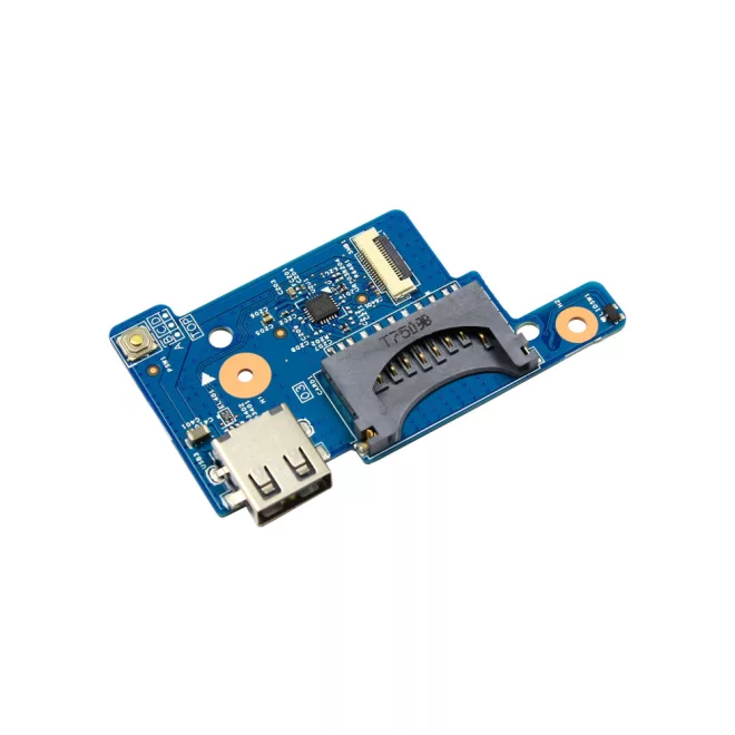 Acer Aspire ES1-531 ES1-571 ES1-512 Extensa 2508 2519 használt kártyaolvasó/USB panel kábellel (55.GCEN1.001 ,55.MRWN1.001, 448.03704.0011,448.0906.0011)