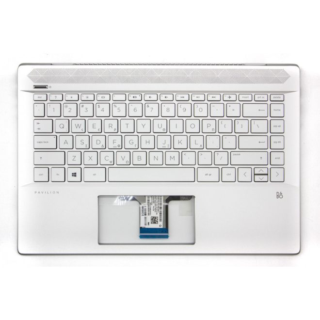 HP Pavilion 14-ce0, 14-ce1, 14-ce2 gyári új ezüst görög billentyűzet modul (L19190-151)