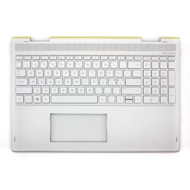 HP Envy X360 15T-BP000 ezüst norvég Laptop billentyűzet