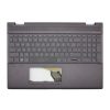 HP Spectre X360 szürke cseh/szlovák Laptop billentyűzet