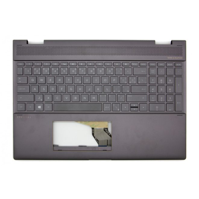 HP Spectre X360 szürke cseh/szlovák Laptop billentyűzet