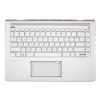 HP Pavilion 14-bf0, 14-bf1 sorozathoz gyári új UK angol ezüst háttér-világításos billentyűzet modul (933317-031)