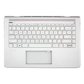 HP Pavilion 14-bf0 ezüst UK angol Laptop billentyűzet