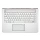 HP Pavilion 14-bf0, 14-bf1 sorozathoz gyári új UK angol ezüst háttér-világításos billentyűzet modul (933317-031)