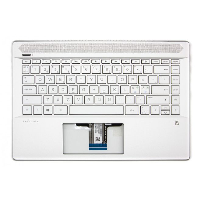 HP Pavilion 14-CE2000 ezüst norvég Laptop billentyűzet